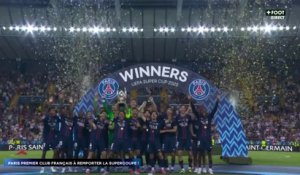 Marquinhos soulève la Supercoupe - PSG / Tottenham - Supercoupe de l'UEFA 2025-26