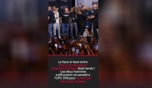 UFC 319 - Le face-à-face tendu entre Chimaev et Du Plessis