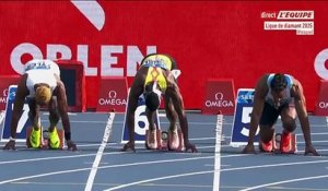 Kishane Thompson prend sa revanche sur Noah Lyles sur 100 m au meeting de Silésie - Athlé - Ligue de Diamant - Chorzow