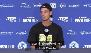 Cincinnati - Atmane  raconte pourquoi il a offert une carte Pokémon à Sinner