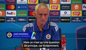 Fenerbahçe - Mourinho : "Par principe, je refuse de dire que Benfica est favori"