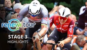 Cyclisme - Renewi Tour 2025 - Étape 3 Résumé - Mathieu van der Poel vainqueur et Arnaud De Lie leader !