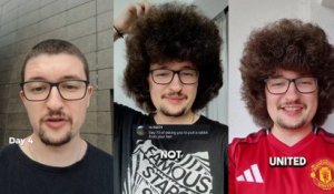 Ce supporter refuse de se couper les cheveux depuis 321 jours à cause de Manchester United