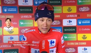 La Vuelta 2025 - Torstein Traeen : "La Visma m'a aidé, je pense qu'ils ne voulaient pas que Jonas Vingegaard ait le maillot rouge"