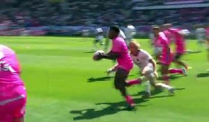 TOP 14 - Essai de Tawera KERR-BARLOW (SFP) - Stade Français Paris - US Montauban