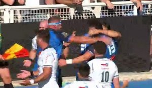 TOP 14 - Essai de Théo CHABOUNI (CO) - Castres Olympique - Section Paloise