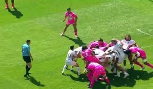 TOP 14 - Essai de Yvan REILHAC (USM) - Stade Français Paris - US Montauban