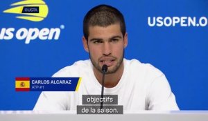 US Open - Alcaraz : “Être N°1 mondial était l’un de mes premiers objectifs de la saison”