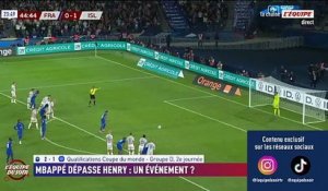 Mbappé heureux de dépasser la « légende vivante » Thierry Henry chez les Bleus - Foot - Qualif. Coupe du monde