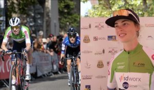 Cyclisme -  Tour Cycliste Féminin International de l’Ardèche 2025 - Mischa Bredewold, la Néerlandaise du Team SD Worx - Protime vainqueure de la 3e étape et nouvelle leader du TCFIA