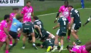 TOP 14 - Essai de Youri DELHOMMEL (SP) - Section Paloise - Stade Français Paris