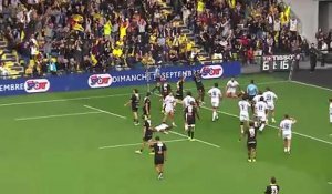 TOP 14 - Essai de Antoine HASTOY (SR) - Stade Rochelais - ASM Clermont