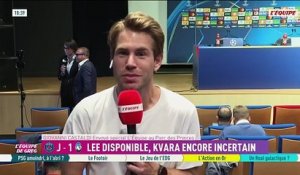 Lee Kang-In présent à l'entraînement avec le PSG, pas Kvaratskhelia, resté en salle ni Beraldo - Foot - Ligue des champions
