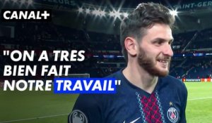 La réaction de Khvicha Kvaratskhelia, homme du match - PSG / Atalanta