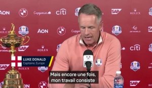 Ryder Cup - Donald veut que ce soit “l’une des meilleures demaines" de la vie de son équipe