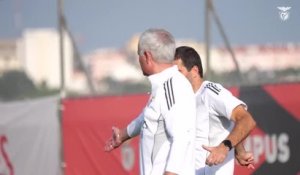 Benfica - Mourinho dirige son premier entraînement
