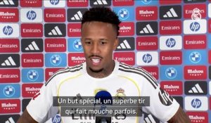 Real Madrid - Éder Militão : “Un but spécial, un superbe tir”