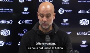 Man. City - Guardiola : "C'était mieux que contre Arsenal"
