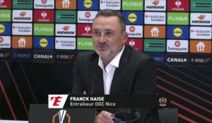 Haise : « Il y a 5 minutes qu'on peut regretter » - Foot - Ligue Europa - Nice