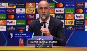Tudor : « L'équipe a tout donné » - Foot - Ligue des champions