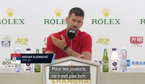 Shanghai - Djokovic : "Si c'est pour jouer des exhibitions, c'est un peu contradictoire"