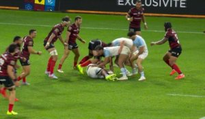TOP 14 - Essai de Cheikh TIBERGHIEN (AB) - Aviron Bayonnais - Stade Toulousain