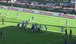 TOP 14 - Essai de Youri DELHOMMEL (SP) - Section Paloise - Aviron Bayonnais