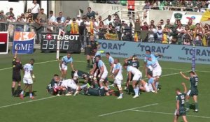 TOP 14 - Essai de Lucas REY (SP) - Section Paloise - Aviron Bayonnais