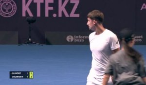 Almaty - Blanchet sorti par Duckworth au premier tour