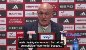Espagne - Luis De La Fuente égale le record de Vincente del Bosque