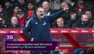 Nottingham - Postecoglou, licencié 39 jours après...