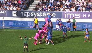 TOP 14 - Essai de Théo CHABOUNI (CO) - Castres Olympique - Stade Français Paris