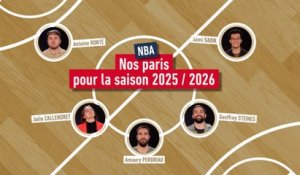 Nos paris pour la saison - Basket - NBA