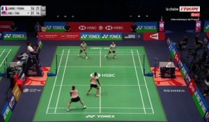 Margot Lambert et Camille Pognante en huitième de finale - Badminton - Internationaux de France