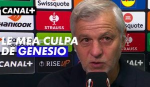 Europa League / Lille - Génésio : "Mes choix n'ont pas été bons"