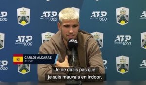 Rolex Paris Masters - Alcaraz : "Je ne suis pas mauvais en indoor, mais d'autres sont meilleurs que moi"