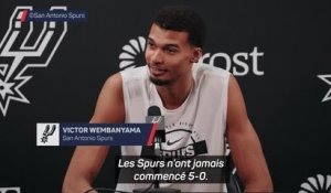 Spurs - Wembanyama : "Allons battre ce record"