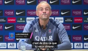 PSG - Luis Enrique : "C'est le moment d'être très ambitieux et de penser à l'avenir"