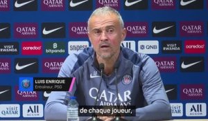 PSG - Enrique : "Je suis toujours ouvert à accorder du repos à mes joueurs"