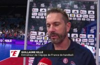 Guillaume Gille : « Un vrai bon match de travail » - Hand - Matches Amicaux