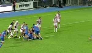 TOP 14 - Essai de Nathanael HULLEU (CO) - Castres Olympique - Union Bordeaux-Bègles