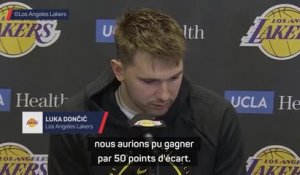 Lakers - Dončić : “Lorsque nous gagnons, peu importe le nombre de points que je marque”