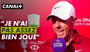 Rory McIlroy pas totalement satisfait de sa performance à Abu Dhabi