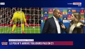 Paulo César, après Manchester United-PSG : «Le résultat est frustrant» - Foot - Ligue des champions (F) - PSG