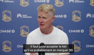 Warriors - Kerr : "Draymond Green a fait un travail incroyable sur Wembanyama"