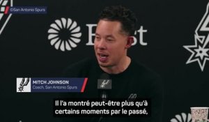 Spurs - Johnson salue le sang-froid de Wembanyama