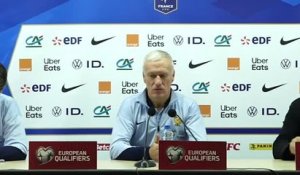 France - Deschamps : ''Kylian a toujours une inflammation à sa cheville''