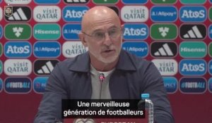 Espagne - De la Fuente fier de son équipe qui reste invaincue depuis 30 matches