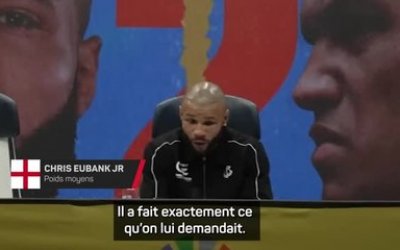 Poids moyens - Eubank Jr : "J’ai essayé de faire de mon mieux"