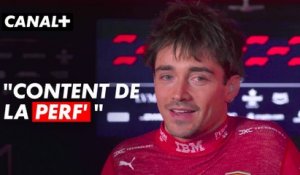 Grand Prix de Las Vegas - Charles Leclerc satisfait de sa séance d'essais